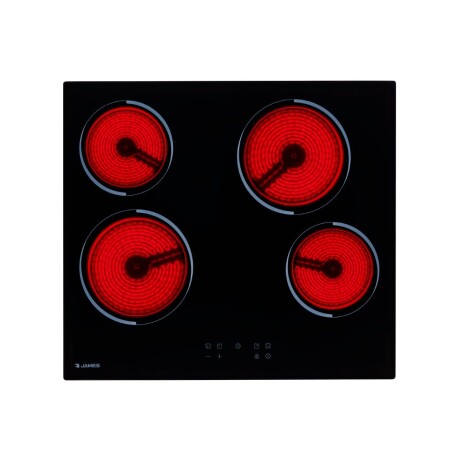 Anafe James 4P Vitrocerámica Vidrio Negro Anafe James 4P Vitrocerámica Vidrio Negro