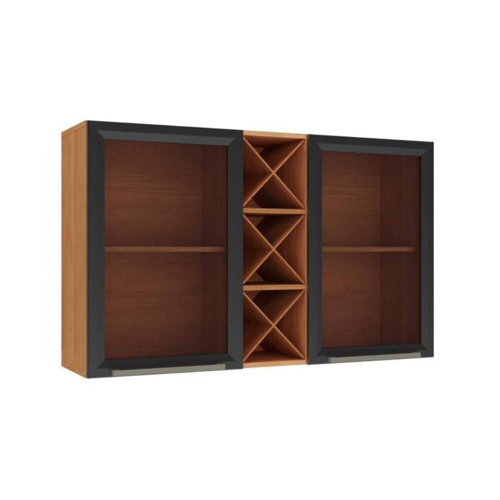 Aereo Favorita 120 - 2 Puertas Vidrio Negro