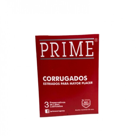 Preservativo Prime x 3 Corrugados