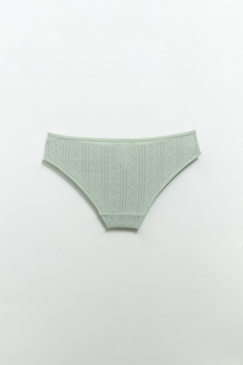 Bombacha pointelle Verde