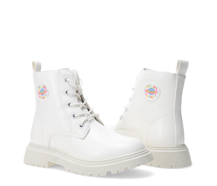 Botas de Niña MINI Miss Carol Tilu Blanco Hueso