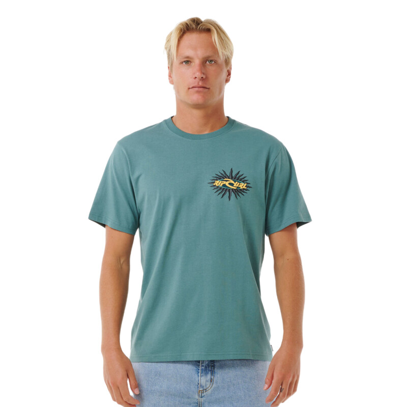 Remera Rip Curl Quest Oval Burst - Verde Remera Rip Curl Quest Oval Burst - Verde