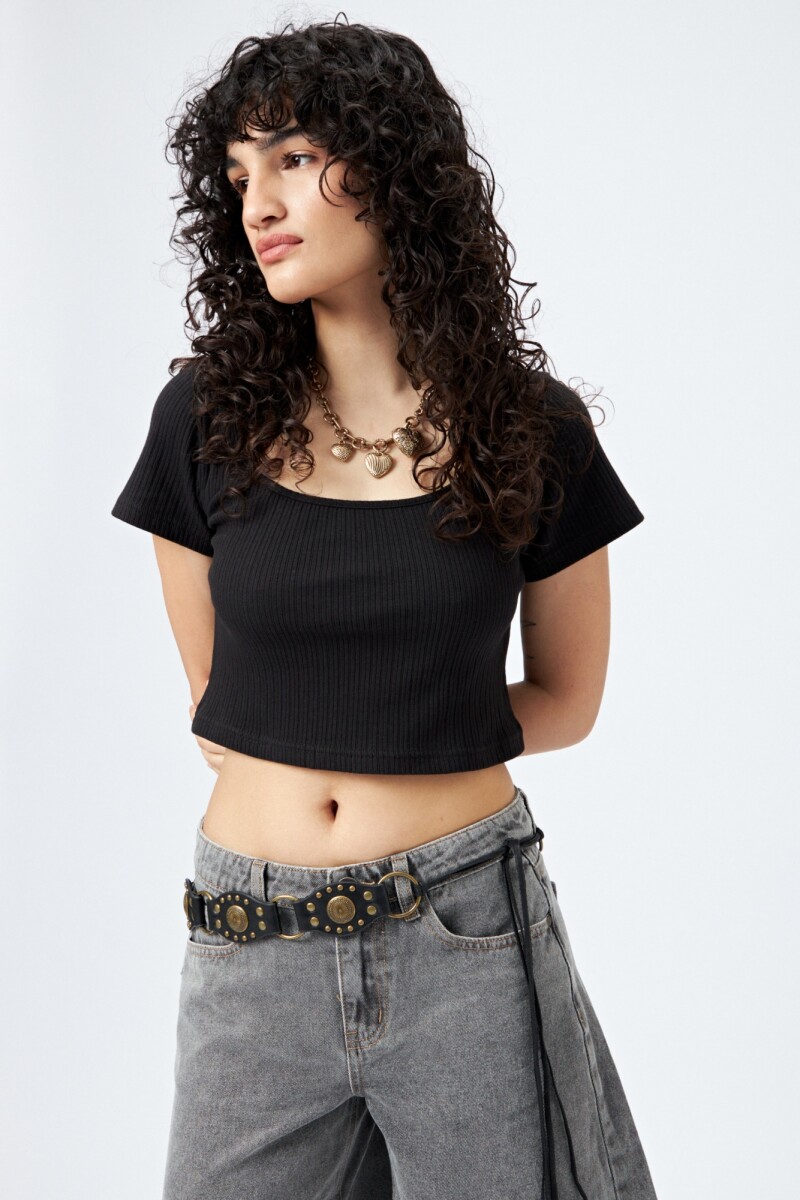 REMERA FORTE Negro