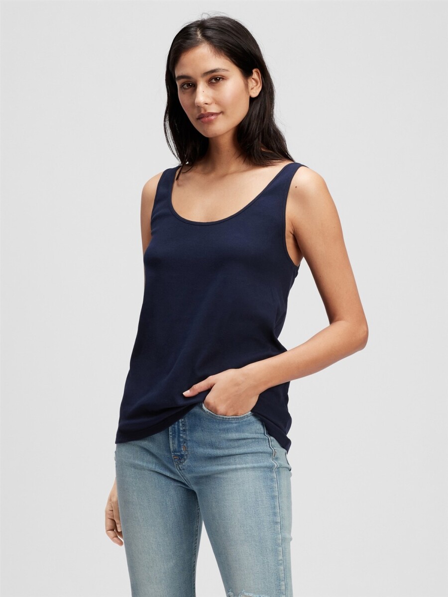 Musculosa Básica Mujer - Navy Uniform 