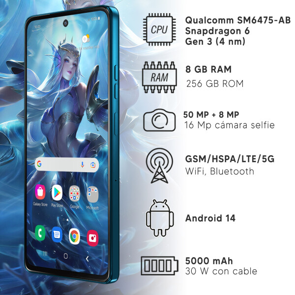 Motorola Moto G75 8/256 Gb 5g AZUL
