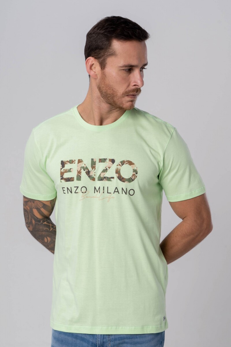 CAMISETA VERDE CLARO 