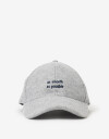 Caps Gorra Bordada Fieltro - Gris Cemento