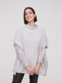 Poncho Amelien Gris Melange