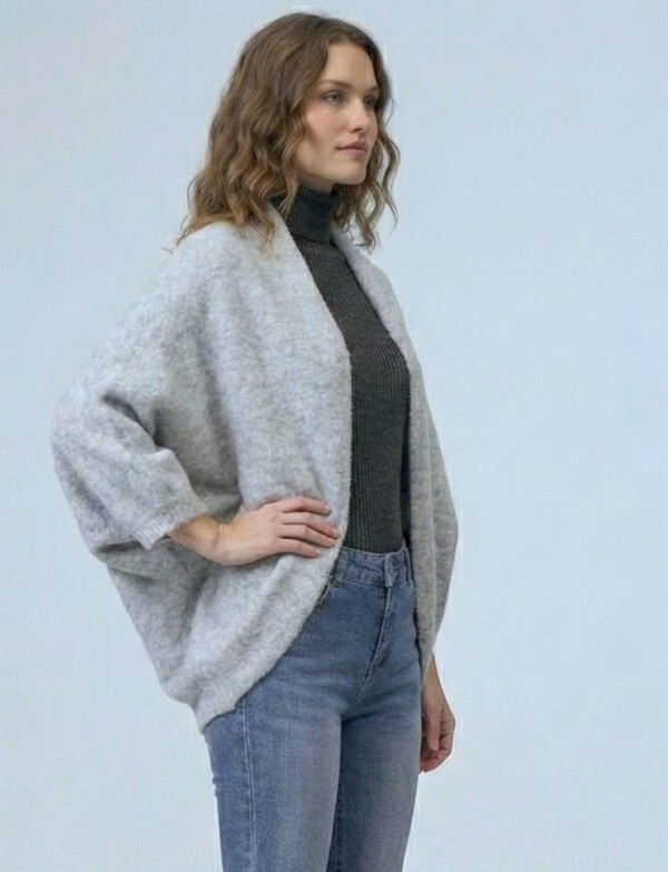 Cardigan Cashmere GRIS