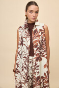 VESTIDO LITA PRINTED Marron