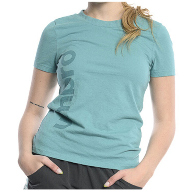 Remera de Mujer Umbro Vertical Dama Verde Petroleo - Blanco