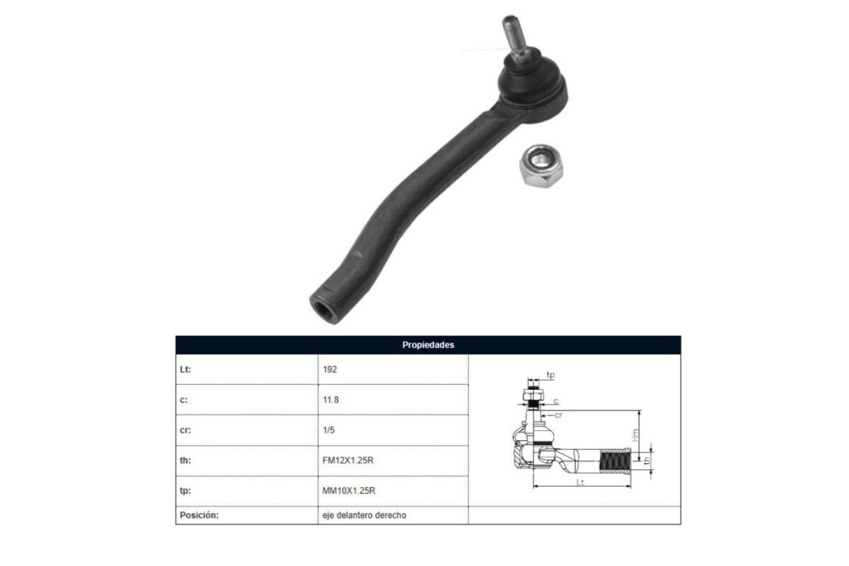Puntero Nissan Sentra B17 13-25 Der Puntero Nissan Sentra B17 13-25 Der