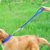 Correa Collar Reforzado Perros Semi Ahorque Cuerda Trenzada Variante Color Azul