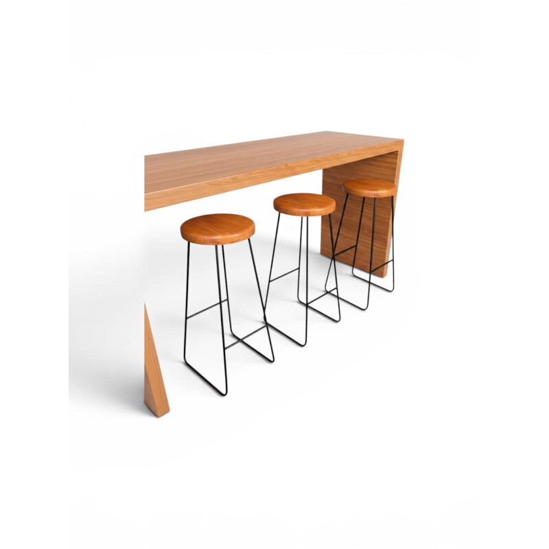 Taburete Alto Eucaliptus Industrial Taburete Alto Eucaliptus Industrial