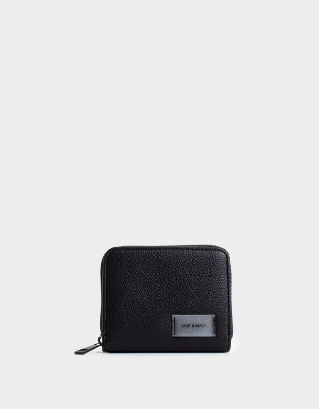 Billetera Billetera Cuerina Negro - Negro
