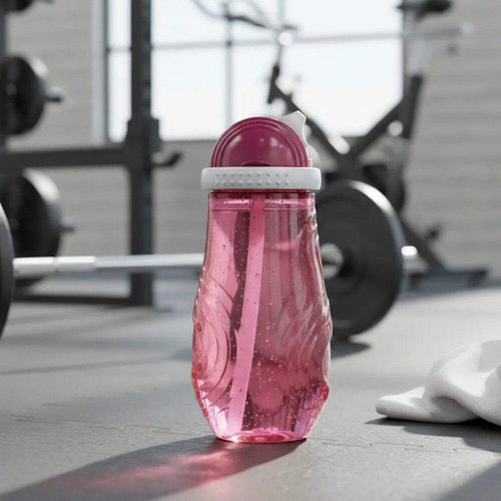 Botella con sorbete 400 ml QLUX IDEAS Botella con sorbete 400 ml QLUX IDEAS
