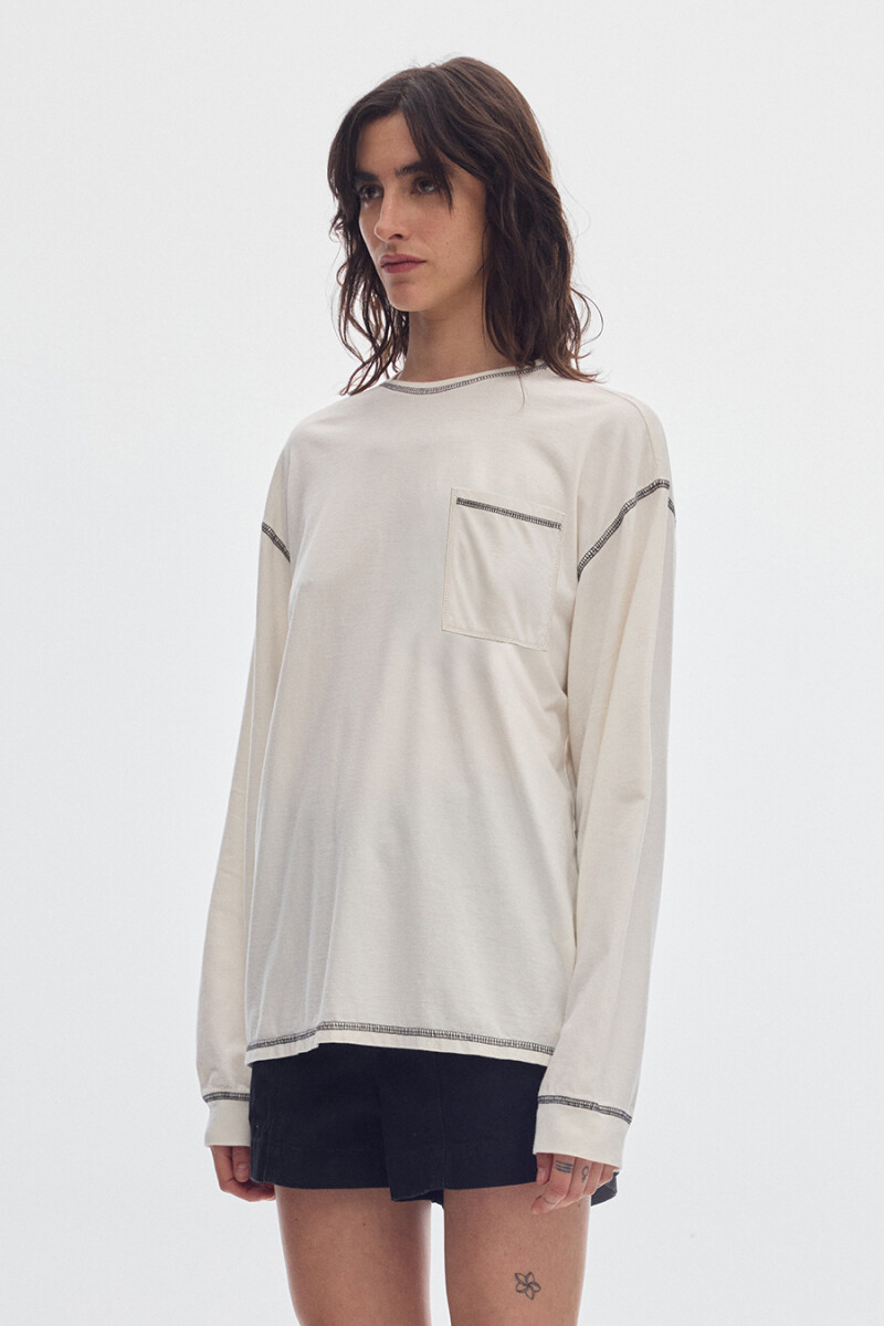 T-shirt Tom Offwhite