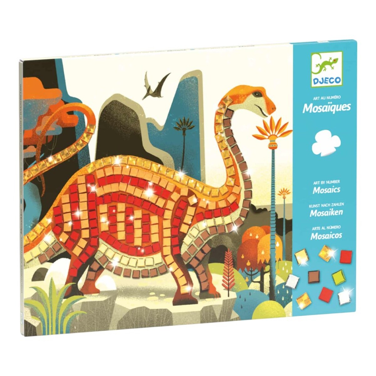 Mosaicos Infantil Dinosaurios Djeco 