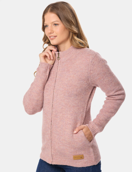 CAMPERA TEJIDA Rosado