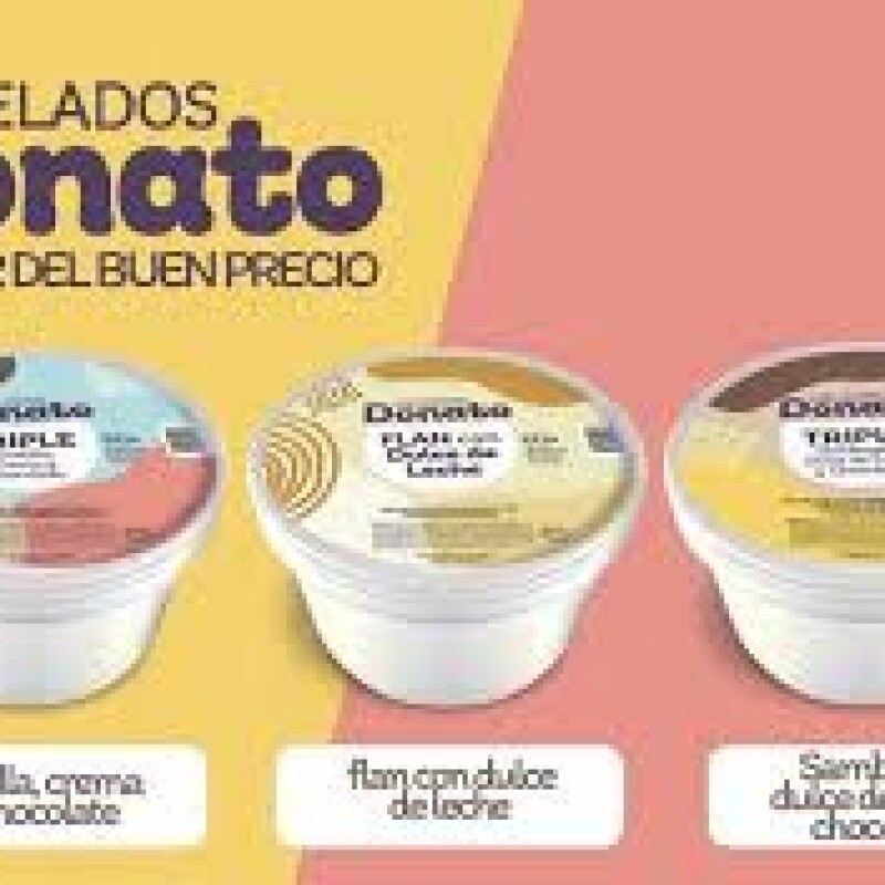 HELADO DONATO 5L TRIPLE FRUTILLA CREMA CHOCO HELADO DONATO 5L TRIPLE FRUTILLA CREMA CHOCO