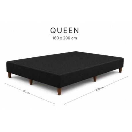 Sommier Queen Hamptons Platinum Negro