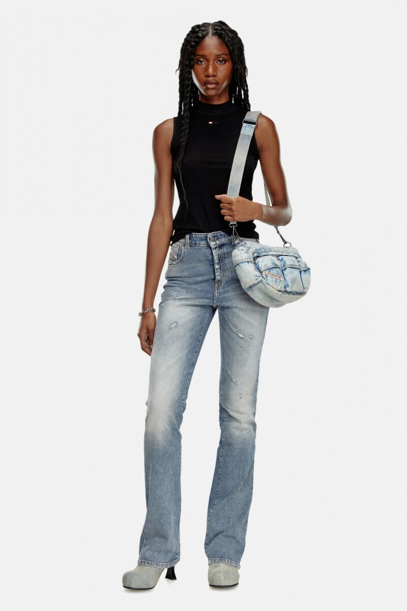 TOP T-MOKKY-SL-MICRODIV Negro