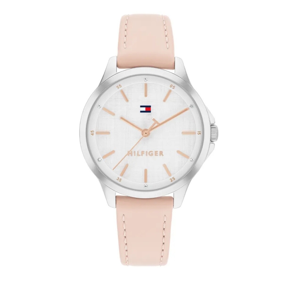 Reloj Tommy Hilfiger 1782865 para dama con correa de cuero - Rosa 