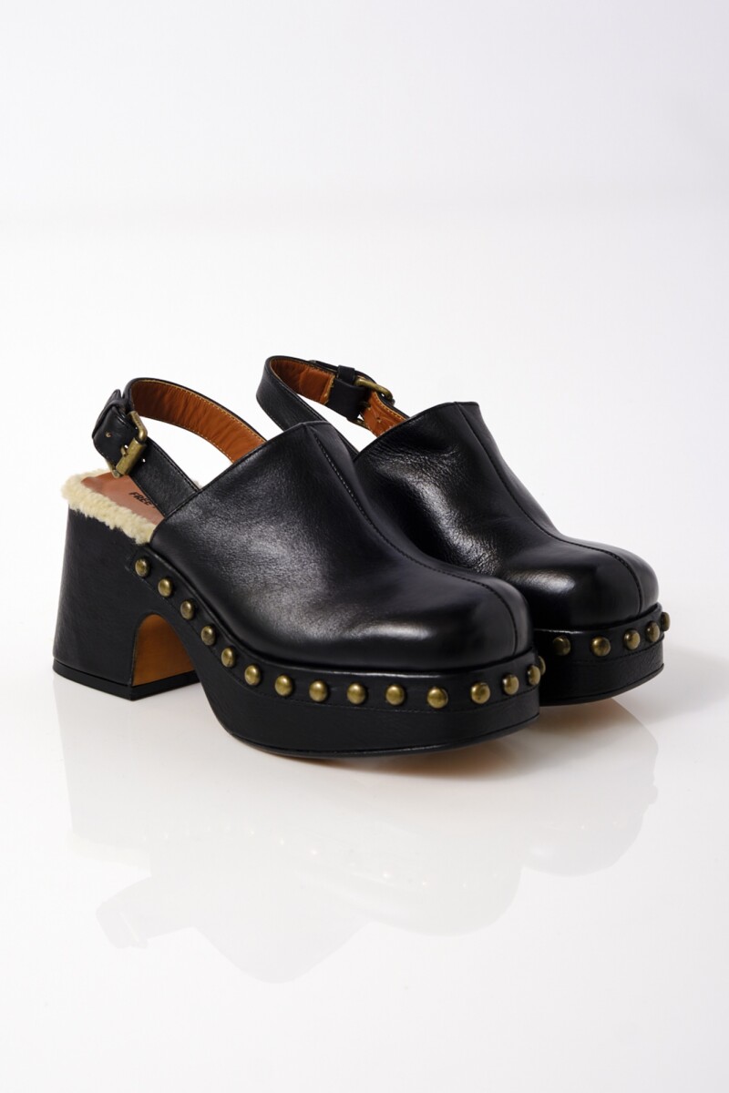 PLATAFORMAS AUTUMN STUDDED Negro