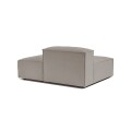 Sillón Nicole Chaise Lounge Simple Derecho Gris