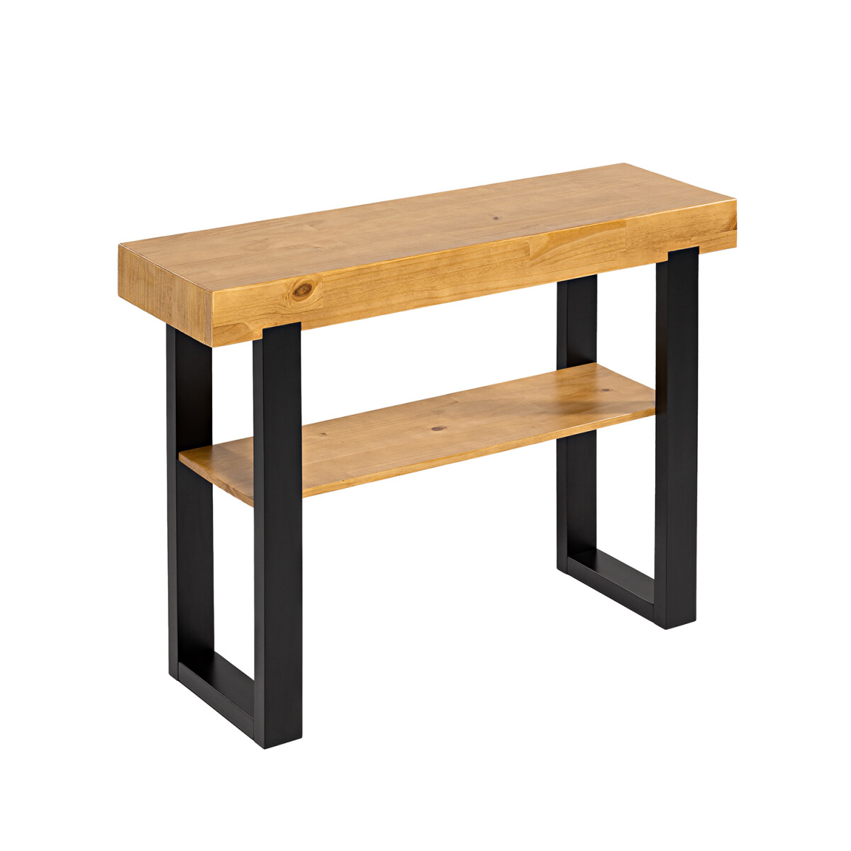 MESA AUXILIAR APARADOR CON TAPA EN MADERA MACIZA 