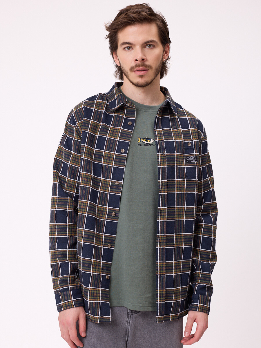 CAMISA VUNNI RUSTY - Verde Oscuro 