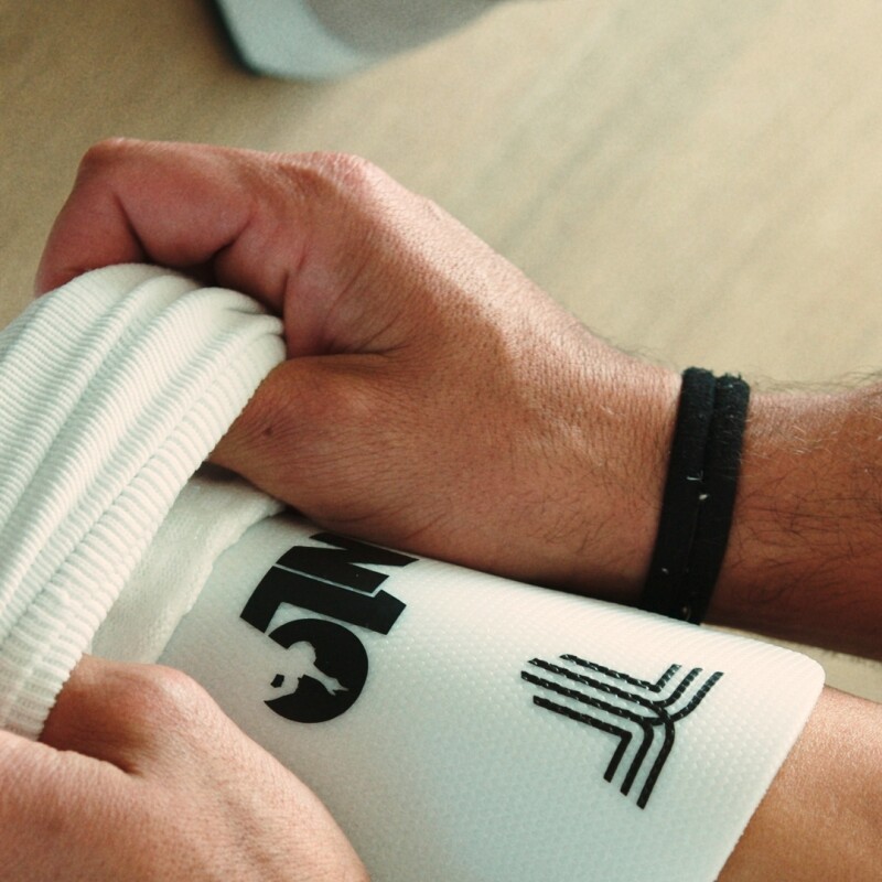 Espinilleras Tiffosi Shinguard Unisex Blanco