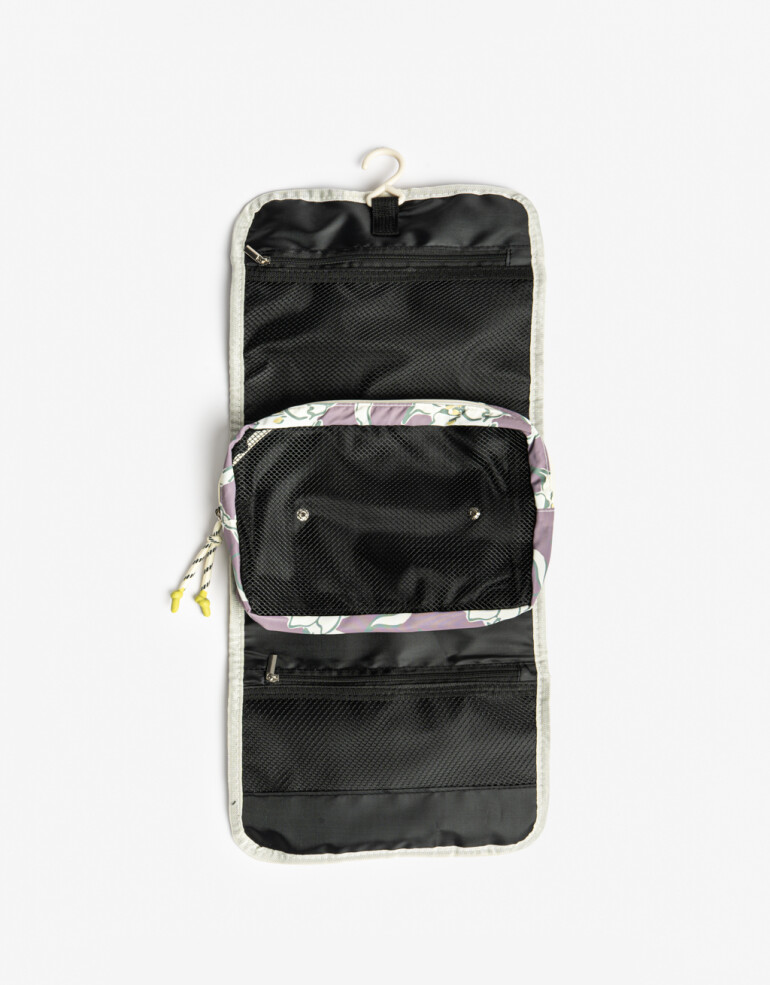 Porta Cosméticos Desplegable Estampado Flores