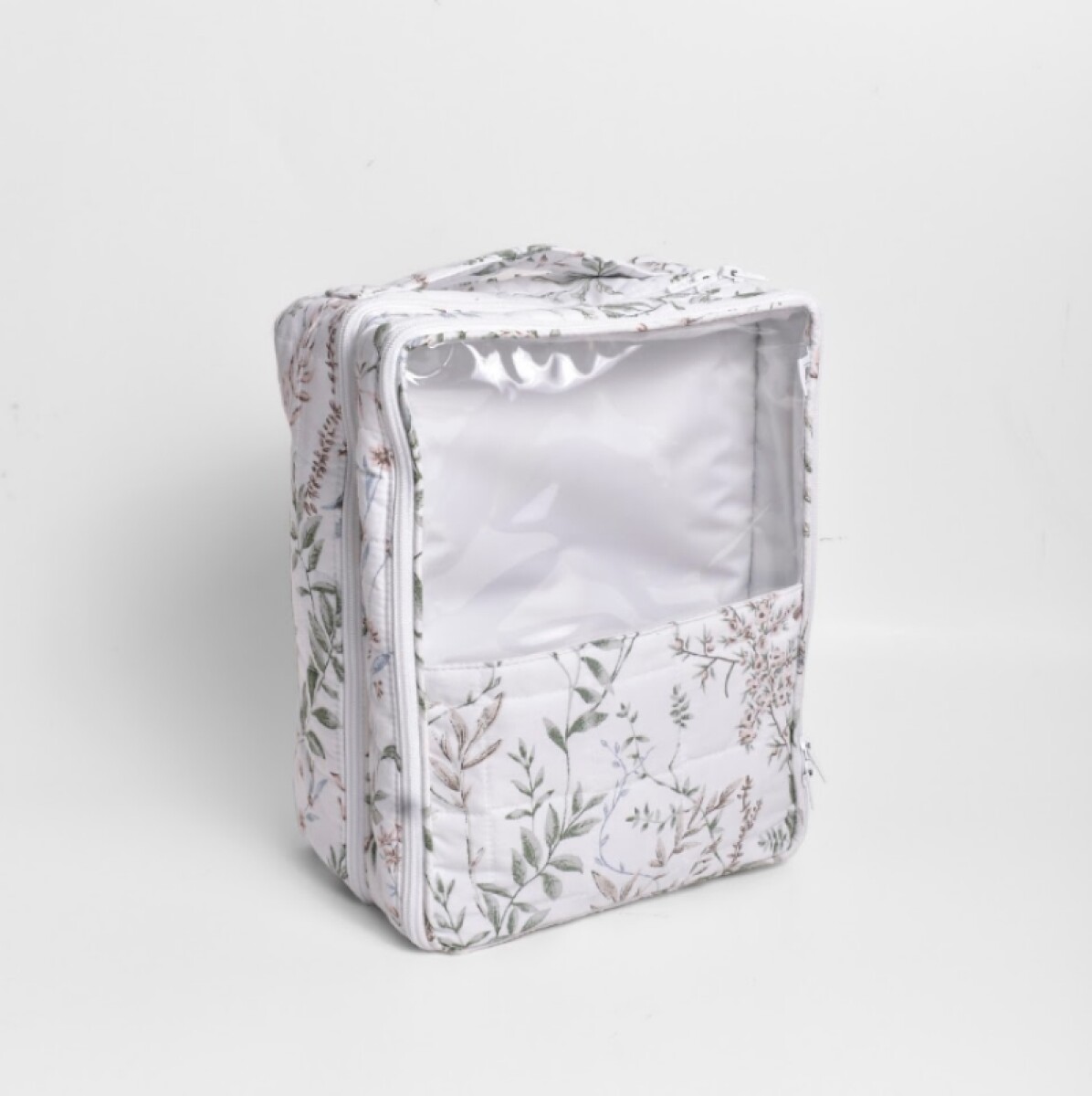 Necessaire Lilly Doble Col. Bea - Floral Aves Rosa 