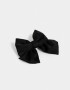 Hebillas Francesas Classic Hebilla Con Moño - Negro