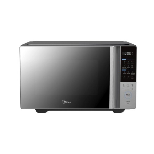 Horno Microondas Inox 20L con Panel Digital - Modelo MMO20CMO-EMPCMS - Midea Horno Microondas Inox 20L con Panel Digital - Modelo MMO20CMO-EMPCMS - Midea