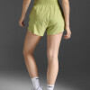 Short Running Aero Hi-Rise 4 Inch Mujer Green Mist/white Reflective
