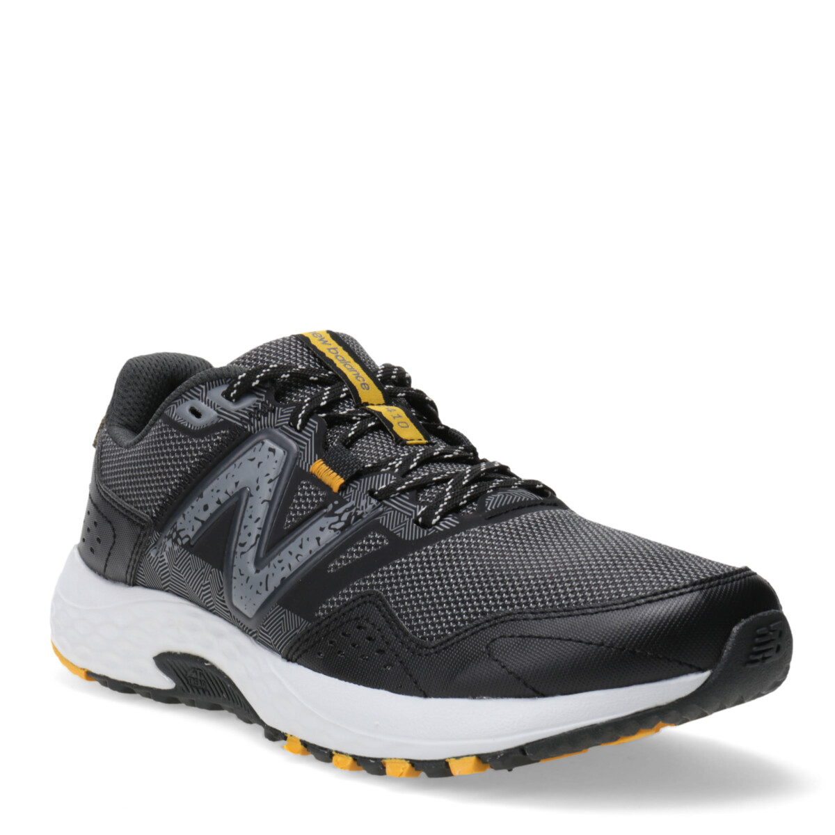 Trail Running Course New Balance - Gris/Negro/Mostaza 