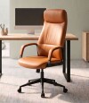 Silla de oficina Negra 2 Posiciones Lumexa Marron