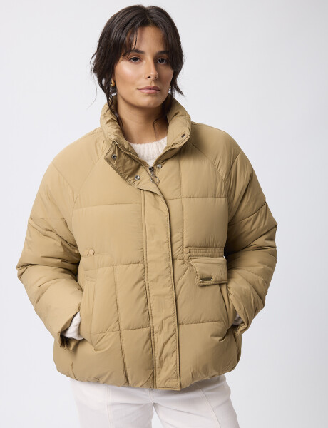 Campera nylon Bravela caqui