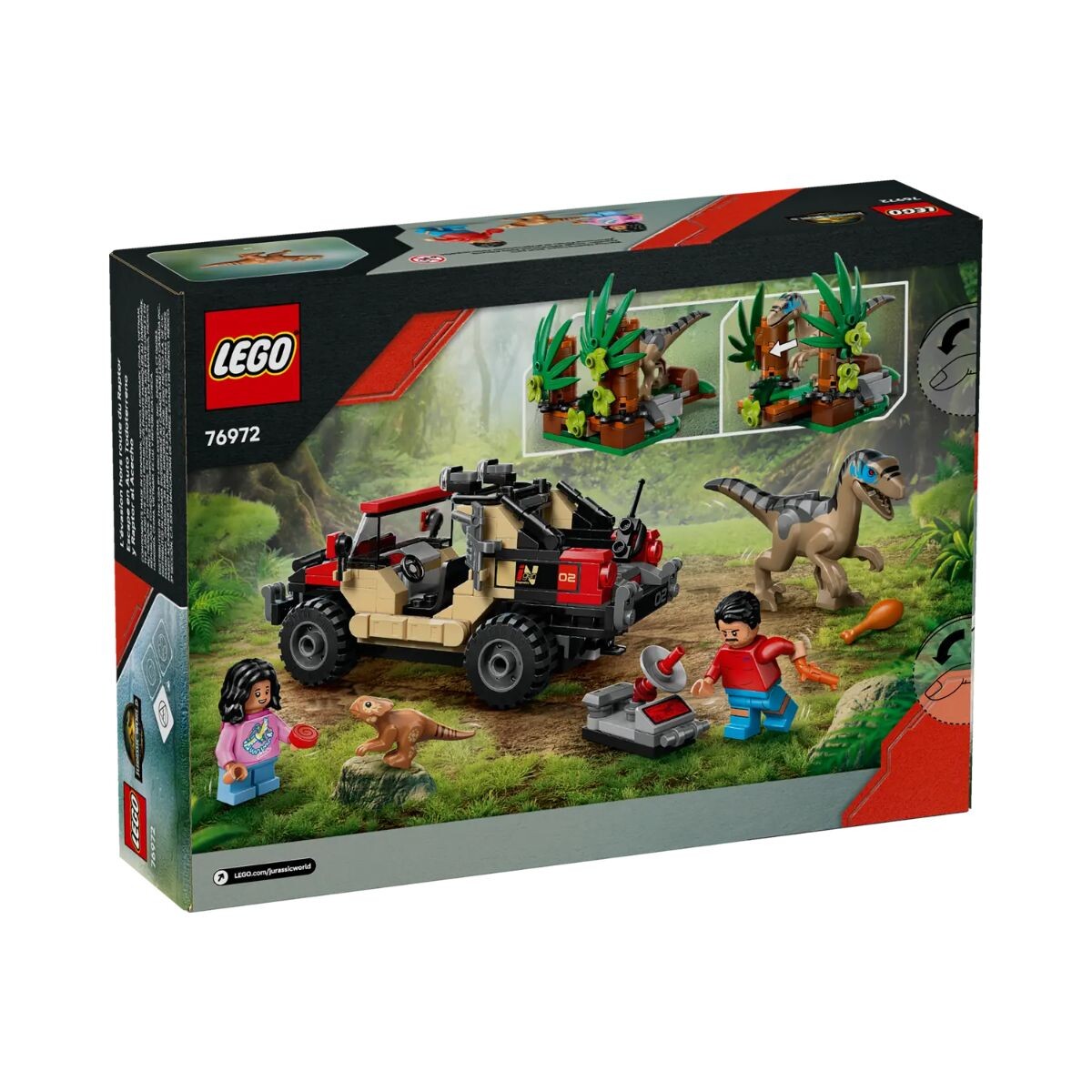 Lego Jurassic world Escape del Raptor 