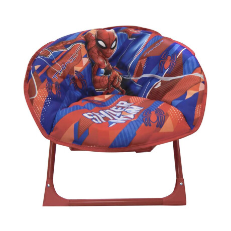 Silla Honguito Spiderman Plegable Con Broche Segurida Rojo