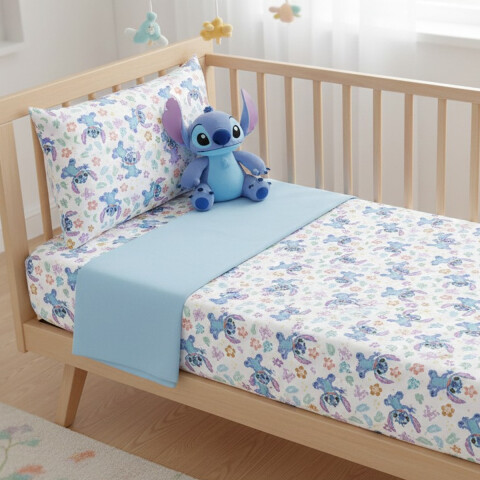 Juego Sábanas para Cuna 130 Hilos 100% Algodón Stitch