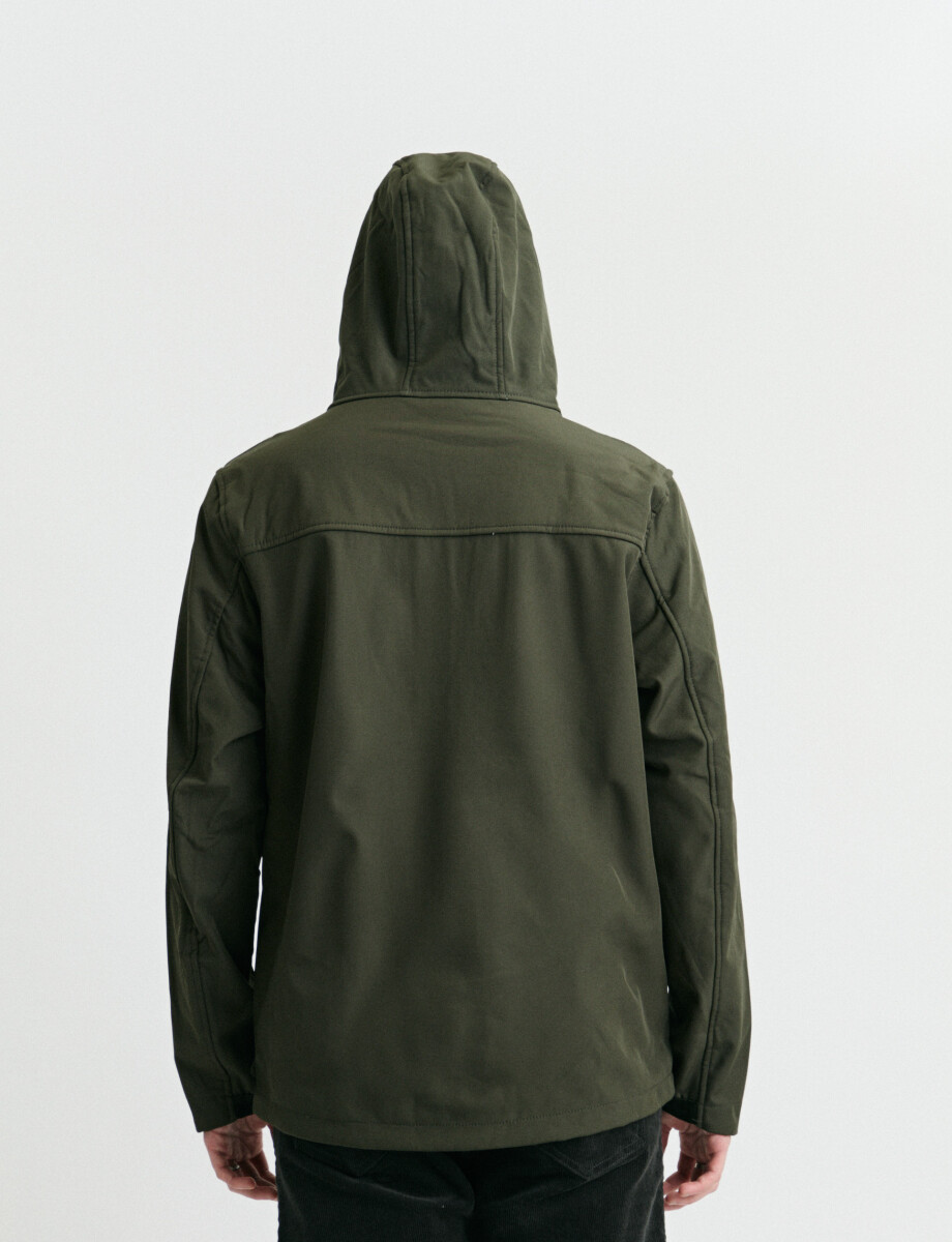 300550 CAMPERA HARRINGTON LABEL Verde