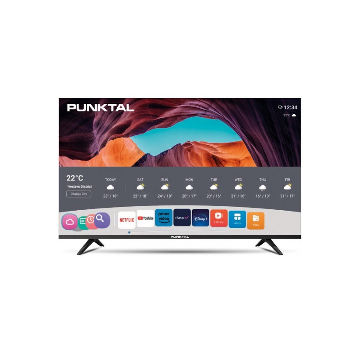 TV PUNKTAL 50" SMART TV WOS 