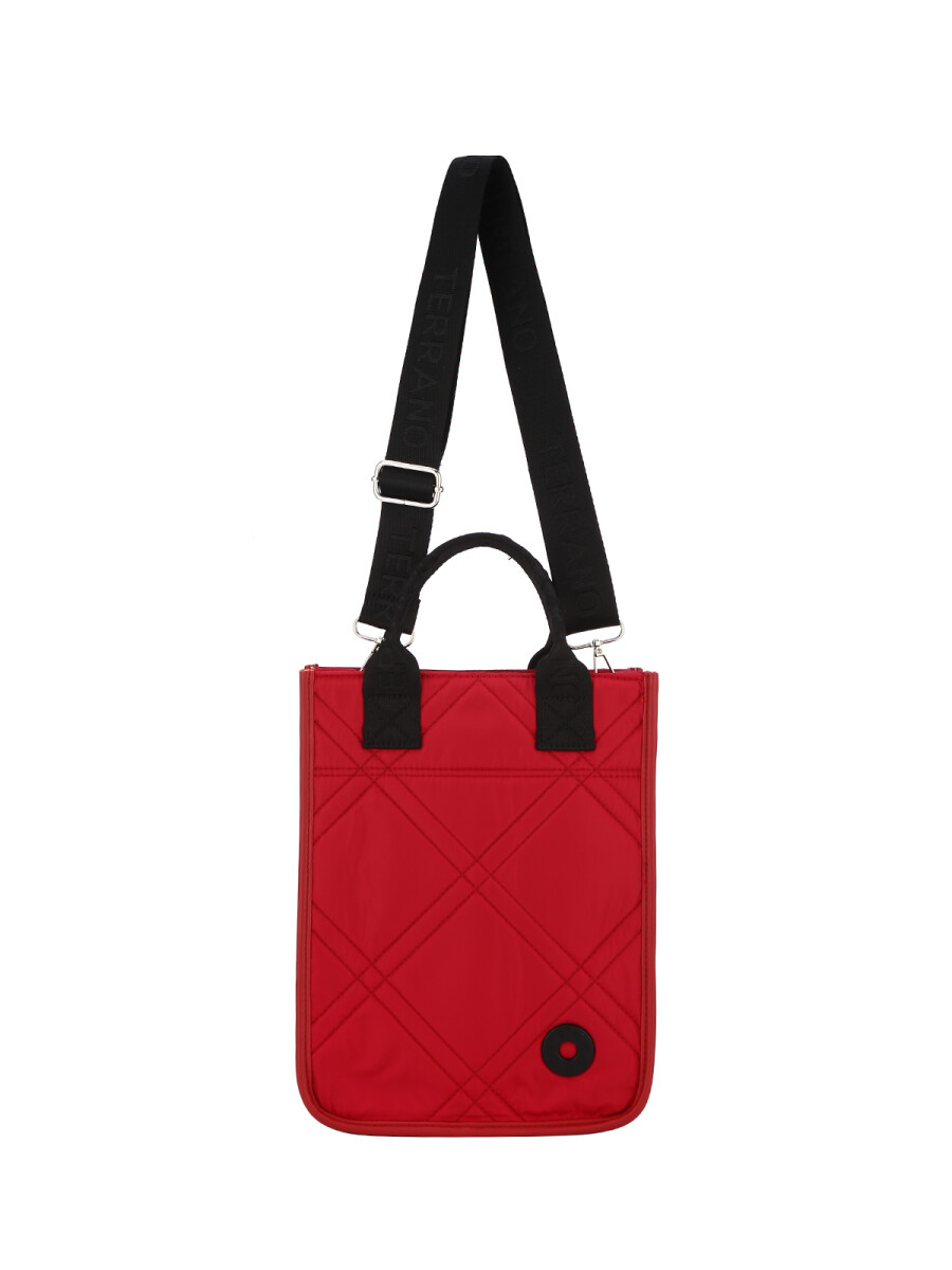 Bolso Matero Capitoneado - Rojo 