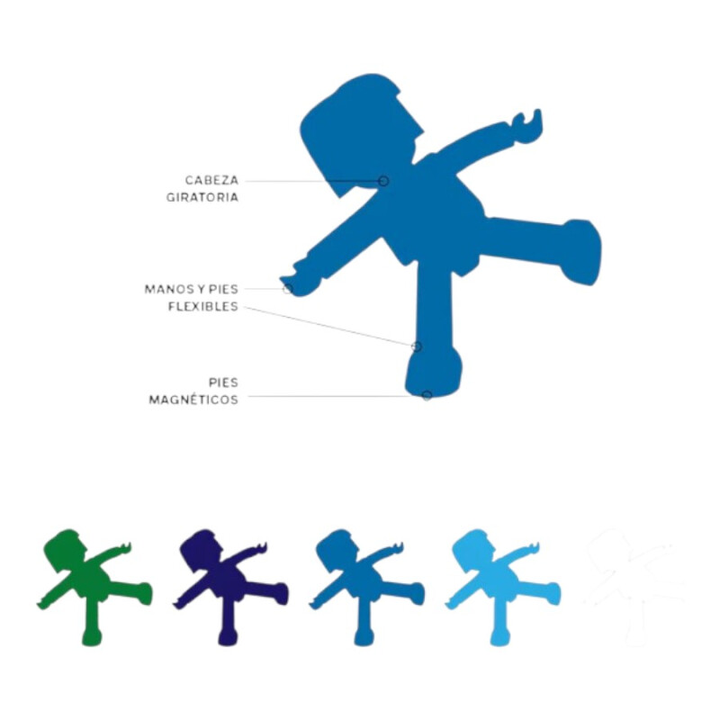 Imanix Friends 5 Figuras Magnéticas Imanix Friends 5 Figuras Magnéticas