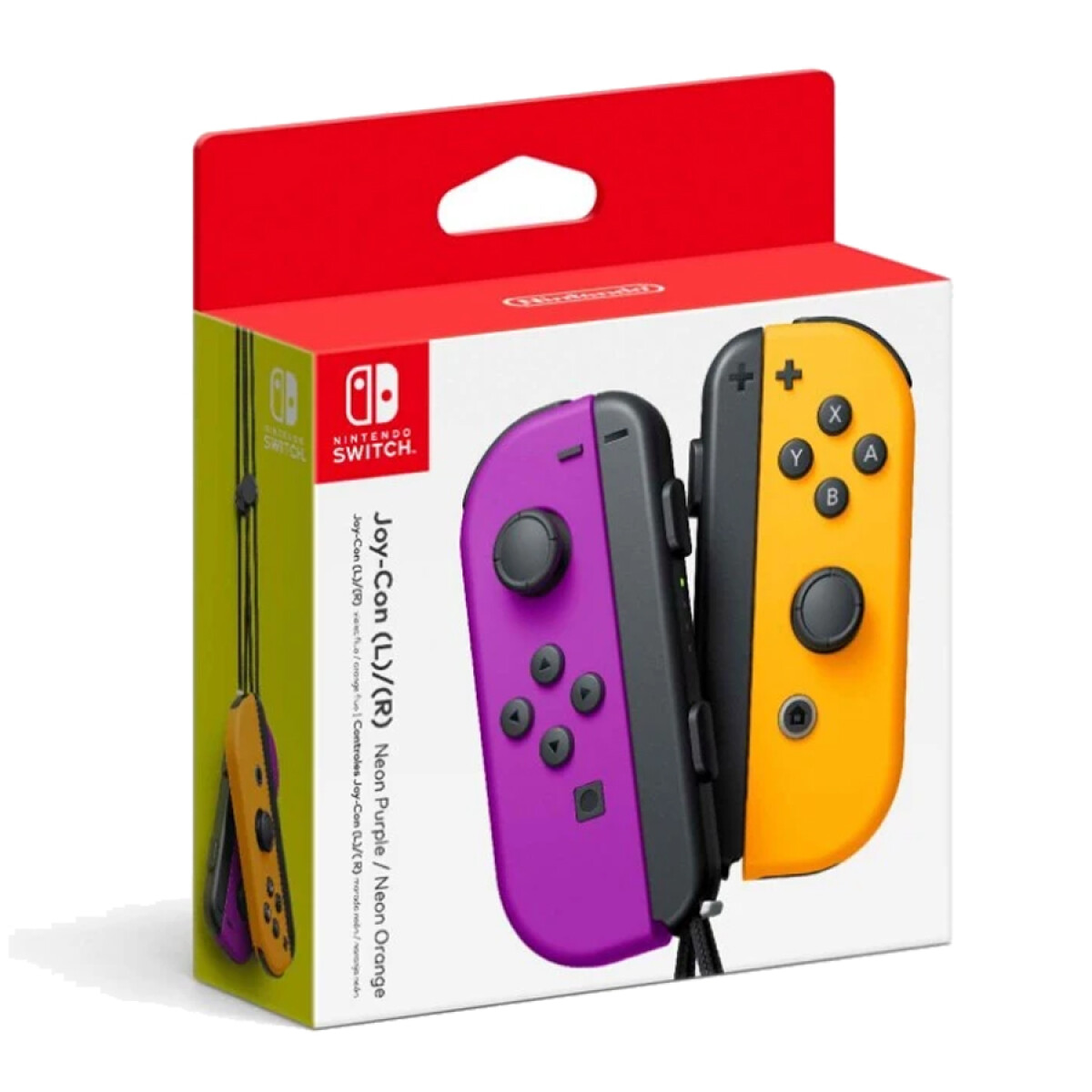 Joy-Con Neon Purple - Neon Orange 