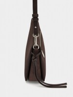 Bolso Bandolera Con Tiras Laterales marron
