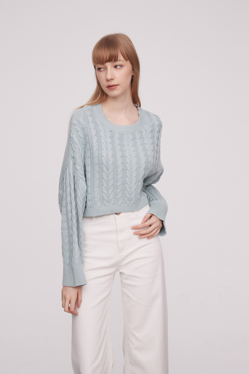 Sweater Ceci - Verde Agua 